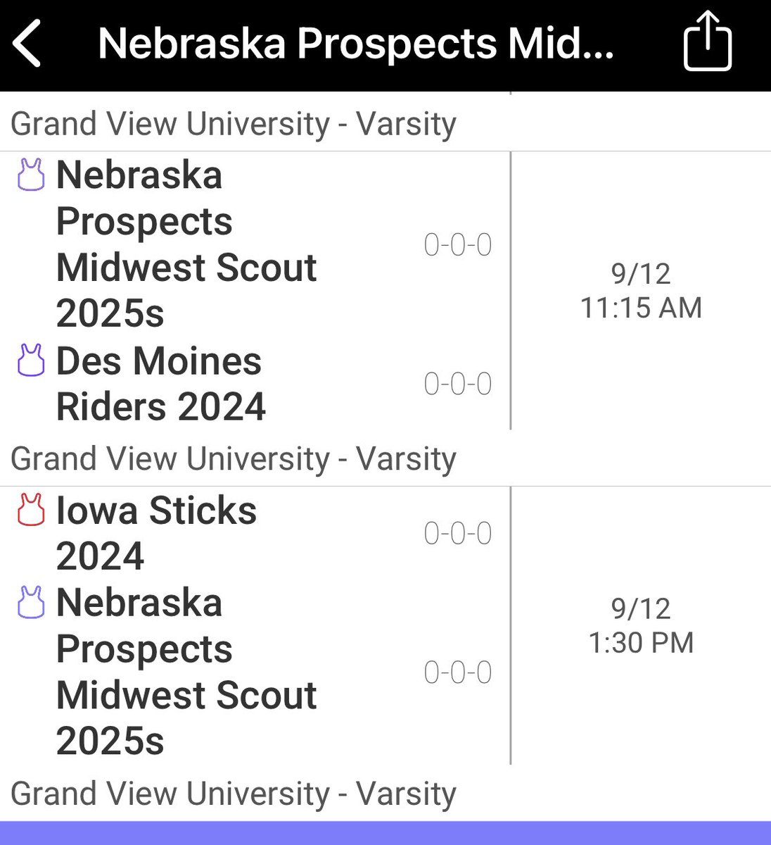 NEspect_28s's tweet photo. Pitching Rotation for this weekend at PBR Des Moines Tournament-Midwest Prospects-UPDATED w/ Schedule https://t.co/h87hyFojVL