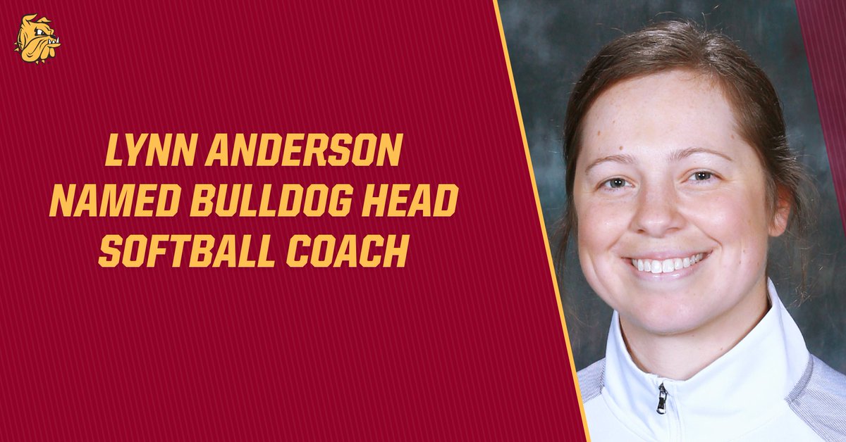 Lynn Anderson named next <a href="/UMD_Softball/">Bulldog Softball</a> head coach #BulldogCountry 

Release: bit.ly/2VrQxrZ

About Coach: adobe.ly/3tumAEv