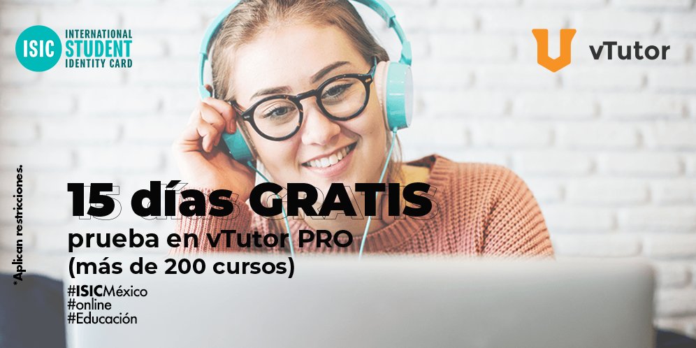 ISIC_Mexico's tweet image. vTutor permite que millones de estudiantes, independientemente de su ubicación, tengan acceso al contenido y apoyo educativo de la más alta calidad.

¿Ya los conoces?

#isic #vTutor