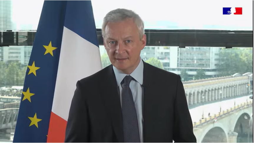 latribuneevents's tweet photo. #EYTDAY - " Nous allons faire de la France la première économie décarbonée en Europe." @BrunoLeMaire https://t.co/KWhCJCOIhS