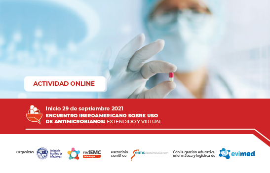 sdinfectologia's tweet photo. Actividad Online "Encuentro Iberoamericano sobre uso de Antimicrobianos", Extendido y Virtual.
Regístrate ahora para esta actividad 100% online, que permite la participación desde cualquier lugar y en cualquier momento
Registro: https://t.co/RLgmKvhG0G
#sdird #redemc https://t.co/QH9ldCmA3P