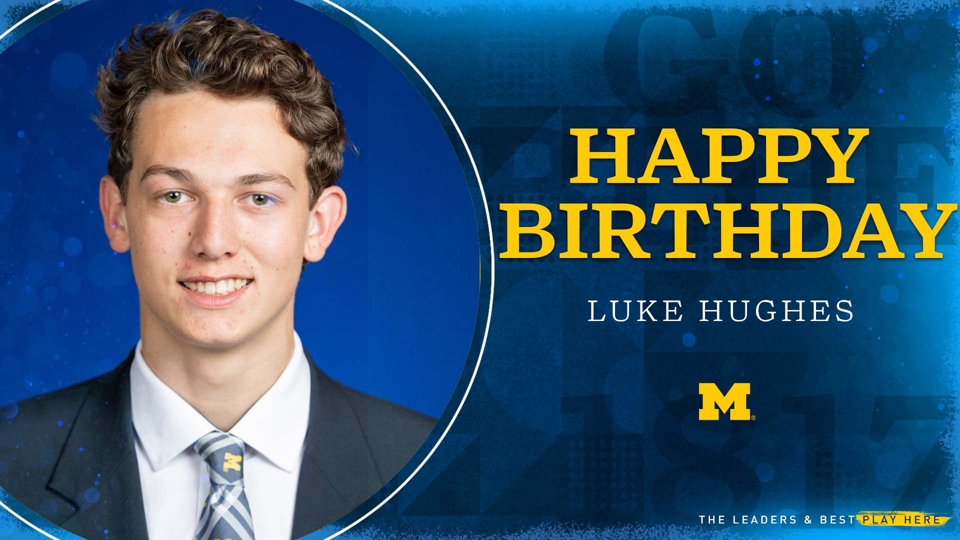 Michigan Hockey on X: Congratulations Luke Hughes - first collegiate goal!  #GoBlue〽️