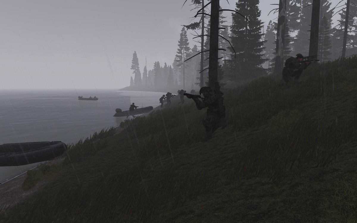 #arma3 Royal Marine raids deep into the USSR territory. With the full package of action, stealth and aviators, our last 1980s campaign ended with a banger.