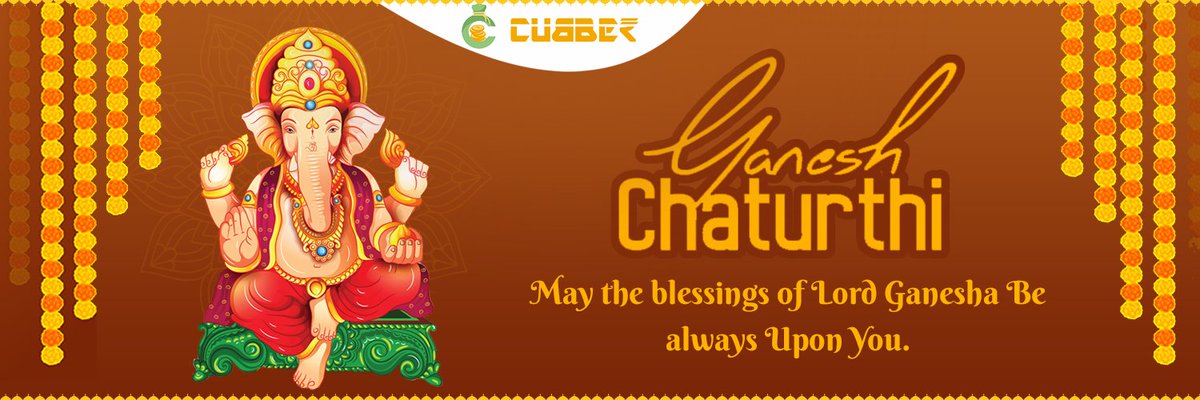 cubberonline's tweet photo. On this auspicious festival of Ganesh Chaturthi; we, at Cubber, wish you all the good things and good wishes for the upcoming time. May Lord Ganesha will demolish all the obstacles in your way to success. Happy Ganesh Chaturthi.
#GaneshChaturthi #LordGanesha #Cubber https://t.co/IBD3IA9vt9