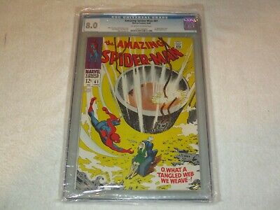 AMAZING SPIDER-MAN 61 CGC 8.0 MARVEL COMICS 1968 OFF-WHOT TO WHITE PAGES https://t.co/7udQDaYUH4 eBay https://t.co/1DIYRQfKVC