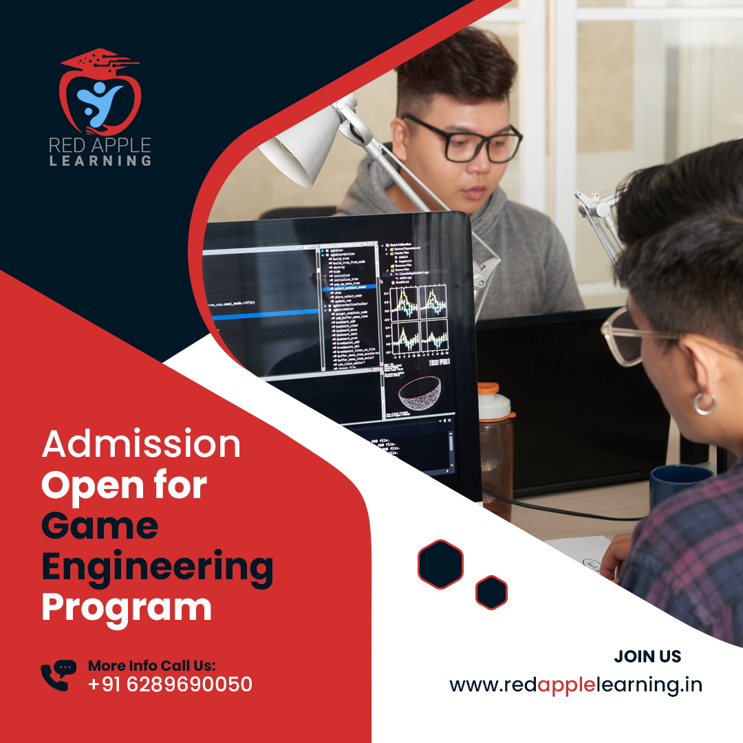 redapplekolkata's tweet image. Are you interested to grow your carrier as a game developer? Realize your dreams with our job ready Game Engineering Program today!
Admission going on!!
👉 Contact us @ +91 6289690050
#learngamedevelopment #GamingCourse