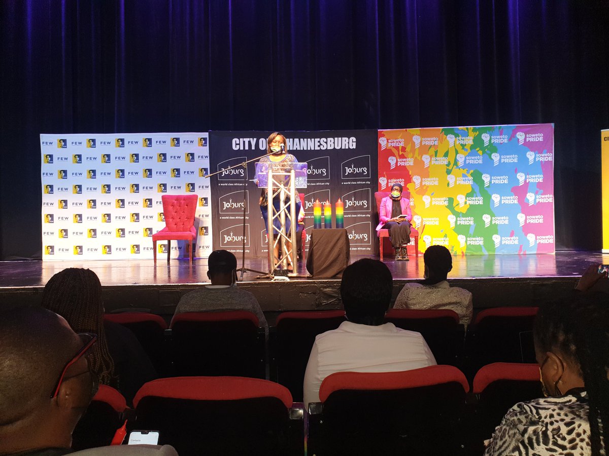 Sascha_Solomons's tweet photo. Attending the Soweto Pride
Launch with the @CityofJoburgZA. The event is a space to reflect on and address the issues faced by not only the #LGBTQI community but all marginalized groups. 🏳️‍🌈 @joburgtheatre 
#PrideMonth #CityofJoburgZA #Pride2021 https://t.co/hGJ0kJIRSl