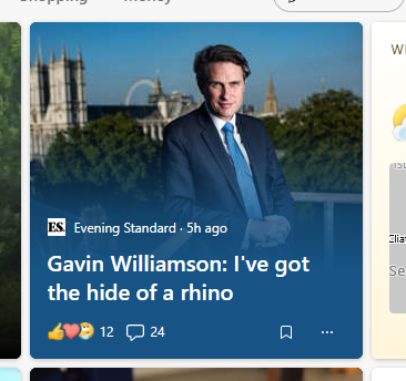 it's actually an elephant