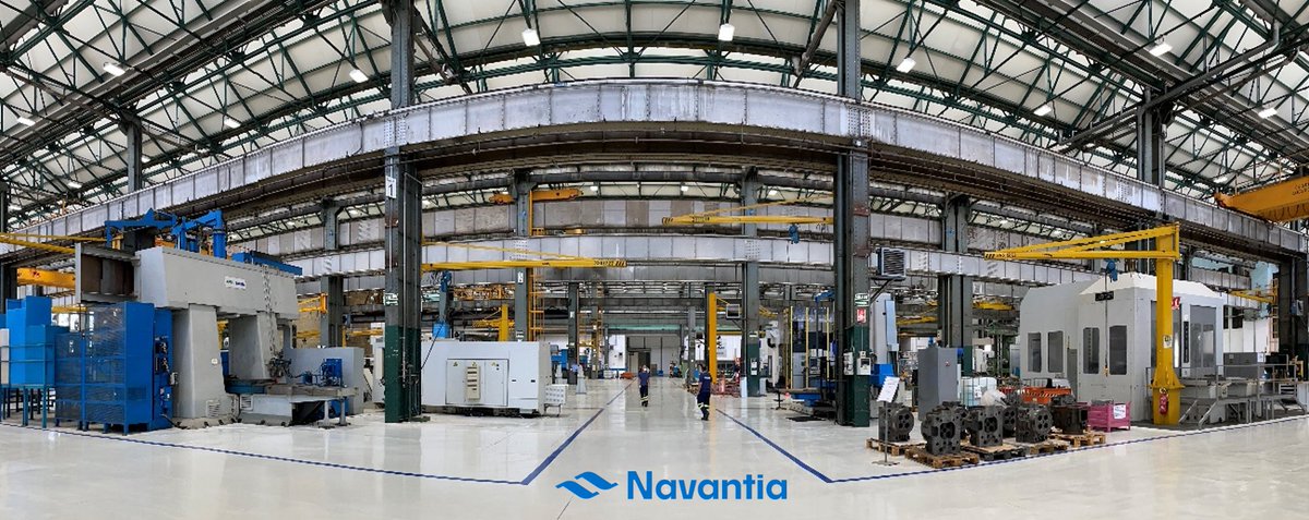 NavantiaOficial's tweet photo. #NAVANTIA en @Symdex_ids 2021

La Fábrica de Motores #Cartagena avanza hacia la excelencia operativa
Se han modernizado las instalaciones y optimizado los procesos de trabajo
Tambien se han digitalizado los procedimientos y la totalidad de documentos
#SmartFactory https://t.co/LqltXMXjD5