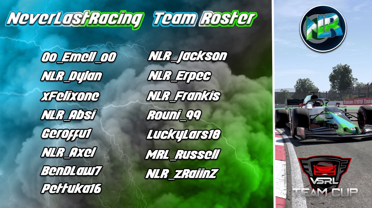 Our new and updated roster for @VSRL_League is looking tidy 🔥

📸 - @Willu2101_GPX