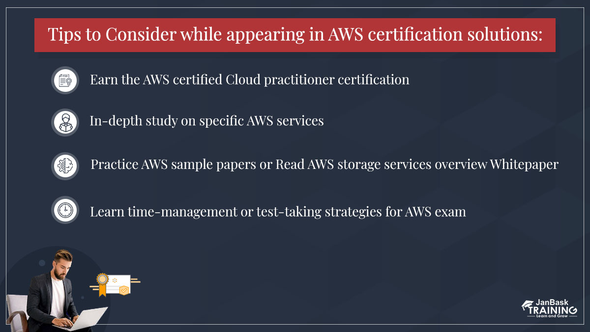 janbasktraining's tweet image. Are you gonna appear in AWS Solution Architect Exam? If yes, then here are some tips and tutorials that you should consider before appearing in exam janbasktraining.com/aws-training
#AWStraining #AWStutorials #AWScertificationprepreparation #AWScertificationtips