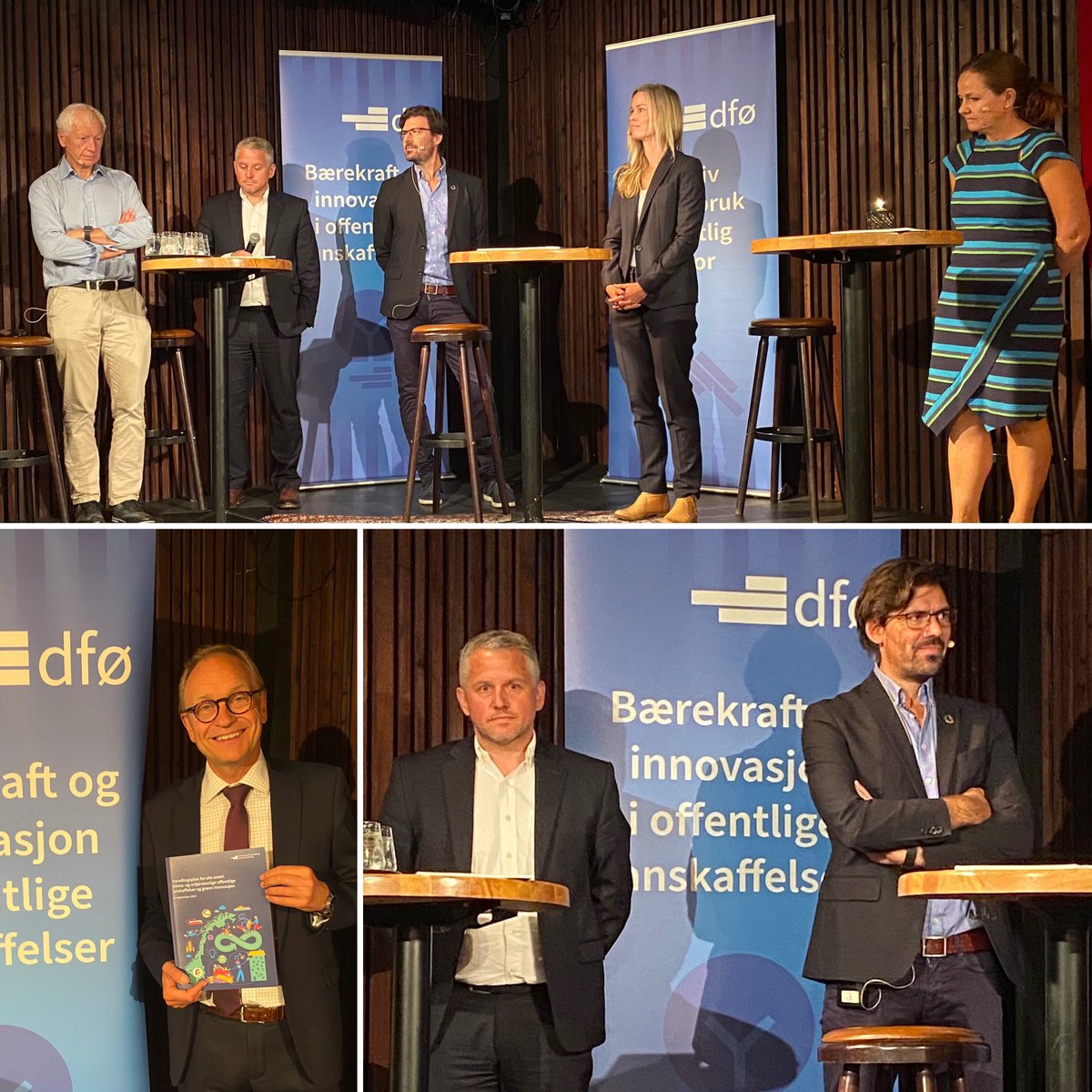 Mange gode innspill fra paneldeltakerne ved lanseringen av handlingsplanen for økt andel #klima #miljø vennlige off anskaffelser, «alle gode krefter drar i samme retning», «del suksesshistoriene» og «tydelige signaler i tildelingsbrevet til statlige virksomheter» DFØ vil bidra👍