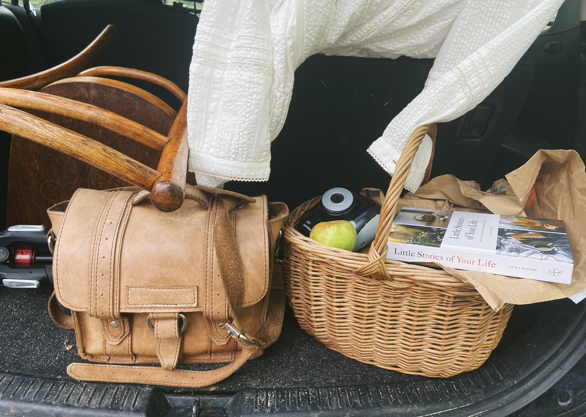 More behind the scenes (mess) secrets. Heading off to meet <a href="/xantheberkeley/">xanthe berkeley 💙</a> for the Little Stories shoot. Fingers crossed the rain stops!