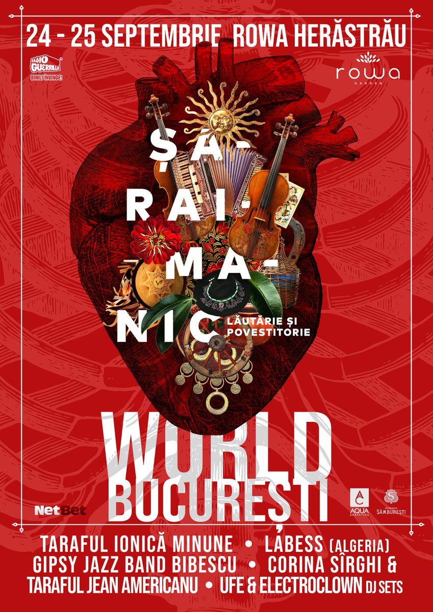 Alf Salam les Ami.es ! 🥳
🎉Annonce de dernière minute : je participe au Șaraimanic en Roumanie le 25/09 à Bucarest et le 26/09 à Cluj où je peux aller faire des concerts sans obligation de pass sanitaire !! 🇷🇴
