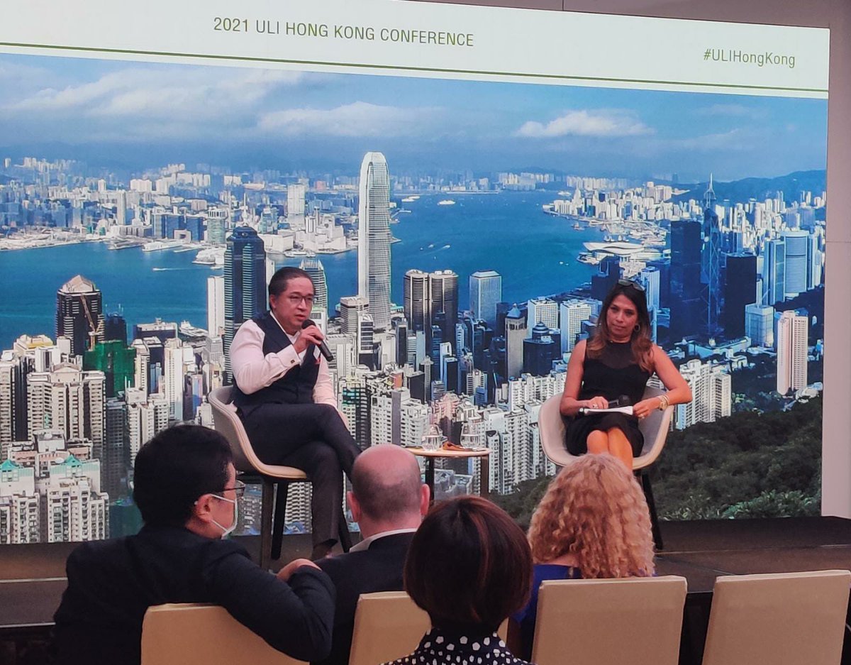 We end the day with a fireside chat with Ray Chow, ED of HKL giving comments on future of the city. “HK has always been full of people with a can do attitude which is still relevant today.” “It’s all about change and constant adaptation” #ULIHongKong