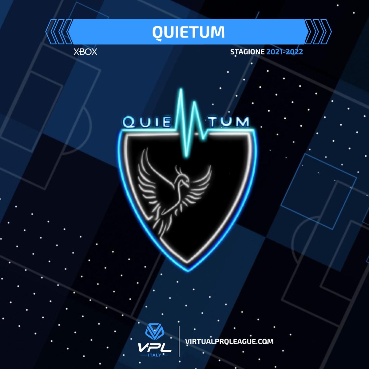 [#XBOX]

📝Iscrizione confermata per <a href="/iQuietum/">QuieTum</a> ✅
 
🔗Link squadra con le pagine social 📳
virtualproleague.com/portal/en/team…

🔗Link squadre Stagione 2021/2022✅
virtualproleague.com/portal/en/cham…

#virtualproleague #vplitaly #season2021_2022 #proclub #esports #campionatovirtuale