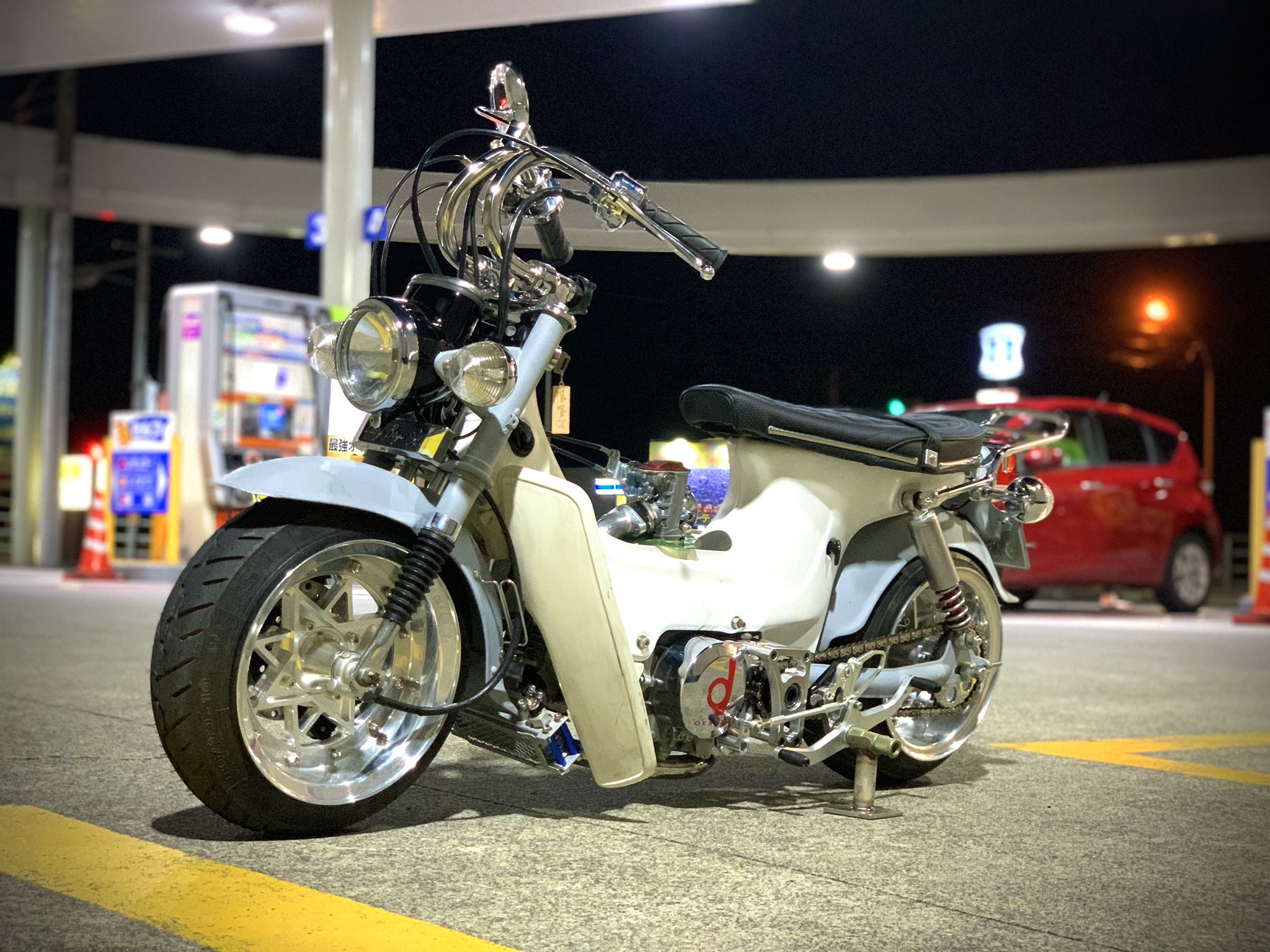 ホンダシャリー チョップフレーム ワンオフ 送料込み 丸目？ 4ミニ