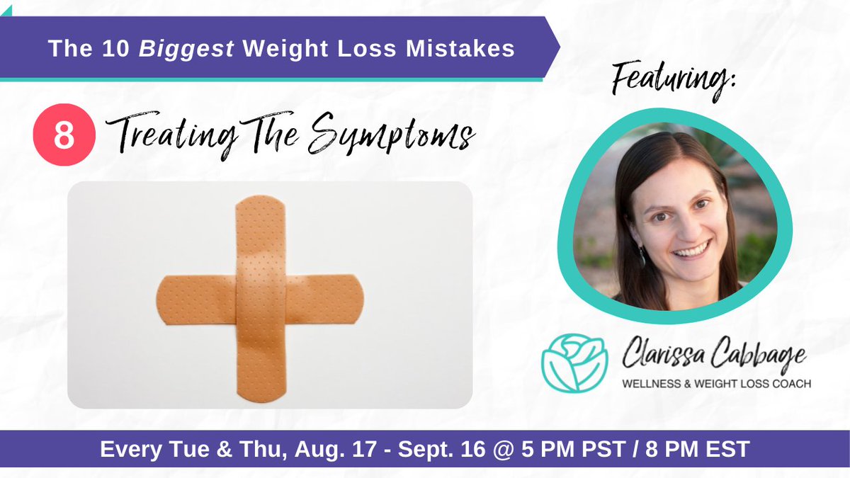 Part 8/10 - The Biggest Weight Loss Mistakes Women In Their 30's Make (&amp; What To Do Instead)!

Tune in if you:
- Know what to do to lose weight, but struggle to make it happen.
- Feel you need more motivation, willpower, discipline etc.

🎦 Thu @ 5PM PST buff.ly/3mXQOhT