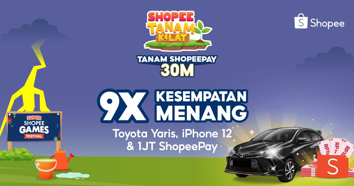 Sahabhadafi's tweet photo. Buruan! Yuk bantu siram tanamanku untuk dapetin Toyota Yaris &amp; 1JT ShopeePay! https://t.co/dPCG5RpZfp https://t.co/xGFjb34JmX
