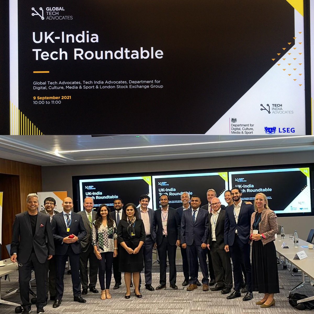 Thrilled to have co-led a terrific event to drive tech trade between #UK #India #Livingbridge with <a href="/RussShaw1/">Russ Shaw CBE</a> @CommonsDCMS <a href="/OliverDowden/">Oliver Dowden</a> #Secretaryofstate <a href="/LSEplc/">London Stock Exchange</a> <a href="/AfMalhotra/">Af Malhotra</a> <a href="/AniKaprekar/">Ani Kaprekar</a> <a href="/NileshGopali/">Nilesh Gopali</a> <a href="/sevenhillsviews/">Seven Hills BPI</a> <a href="/TechLondonAdv/">Tech London Advocates</a> <a href="/GlobalTechAdv/">Global Tech Advocates</a>
