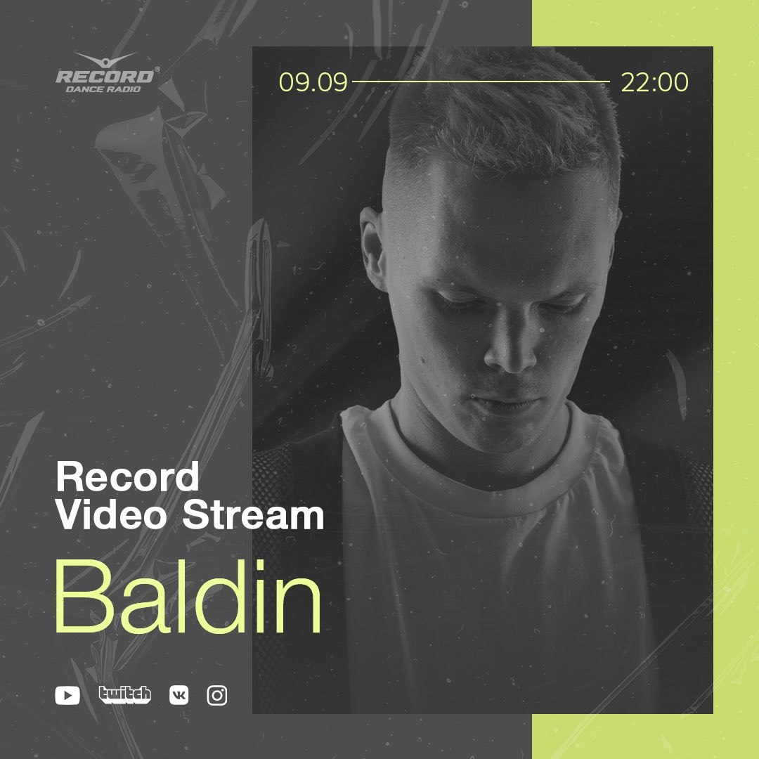 В новом эпизоде Record Video Stream свой часовой сет представит ведущий радиошоу «Маятник Фуко» и наш резидент — Baldin, который готов в новом образе поделится своей золотой коллекцией хаус-музыки.

Прямая видеотрансляция сегодня в 22:00: youtu.be/E7v5G3ZYEmY
