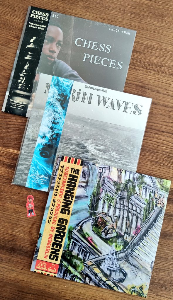 "MAKIN WAVES" 🌊
@SUBSTANCE810 
S/O <a href="/IteMRecord/">IteM Records</a> 4 dope 📦🙏🏾
3rd vinyl within just a few weeks, whut a run yo! Favo? Can't say but definitely cover by <a href="/squatdeadface/">SQUATDEADFACE</a> w/ OBI by <a href="/JelleSmidStudio/">JelleSmid</a> wins art 🥇
Vinyl available here:
👉🏾 SUBSTANCE810.COM
👉🏾 ITEMRECORDS.COM