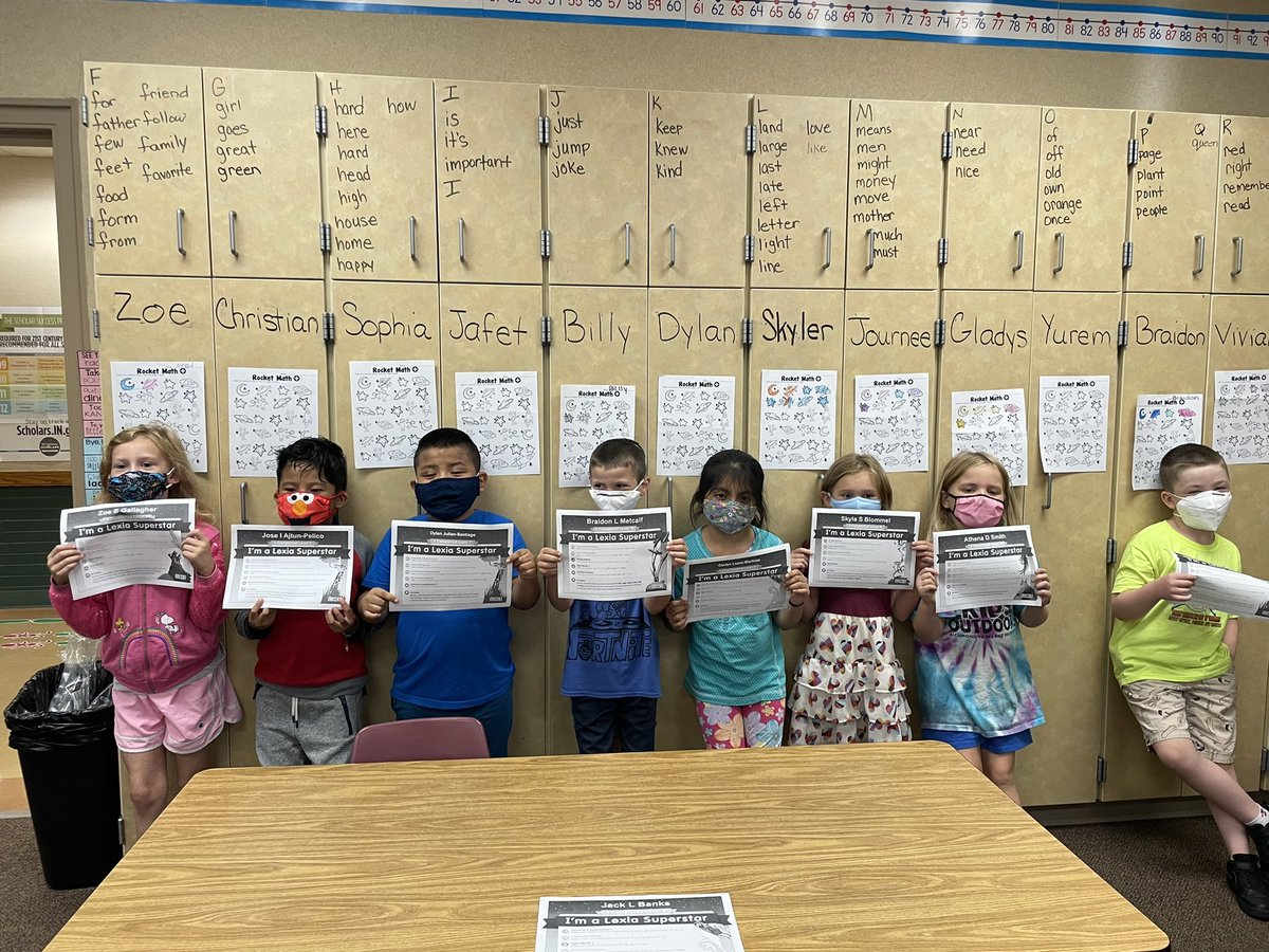 MsVanceTeach's tweet image. Passing levels on #lexialearning in Room 10.  #abetterfairview