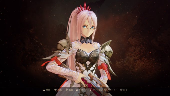 ・片眼鏡シオン
・ふち眼鏡シオン
・いぬ耳シオン
・ネコ耳シオン

個人的には片眼鏡が好き
 #TOARISE
 #PS4share 