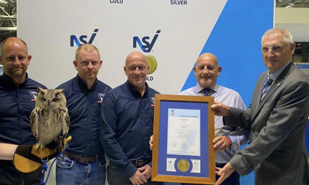 Had a fantastic day yesterday meeting the Chief Executive, Richard Jenkins from NSI and the NSI owl. A proud moment for EPG. All the team have worked so hard over the years to gain our NSI Gold certification. It was a special moment to be able to showcase our work. <a href="/NSI_Approved/">National Security Inspectorate (NSI)</a>