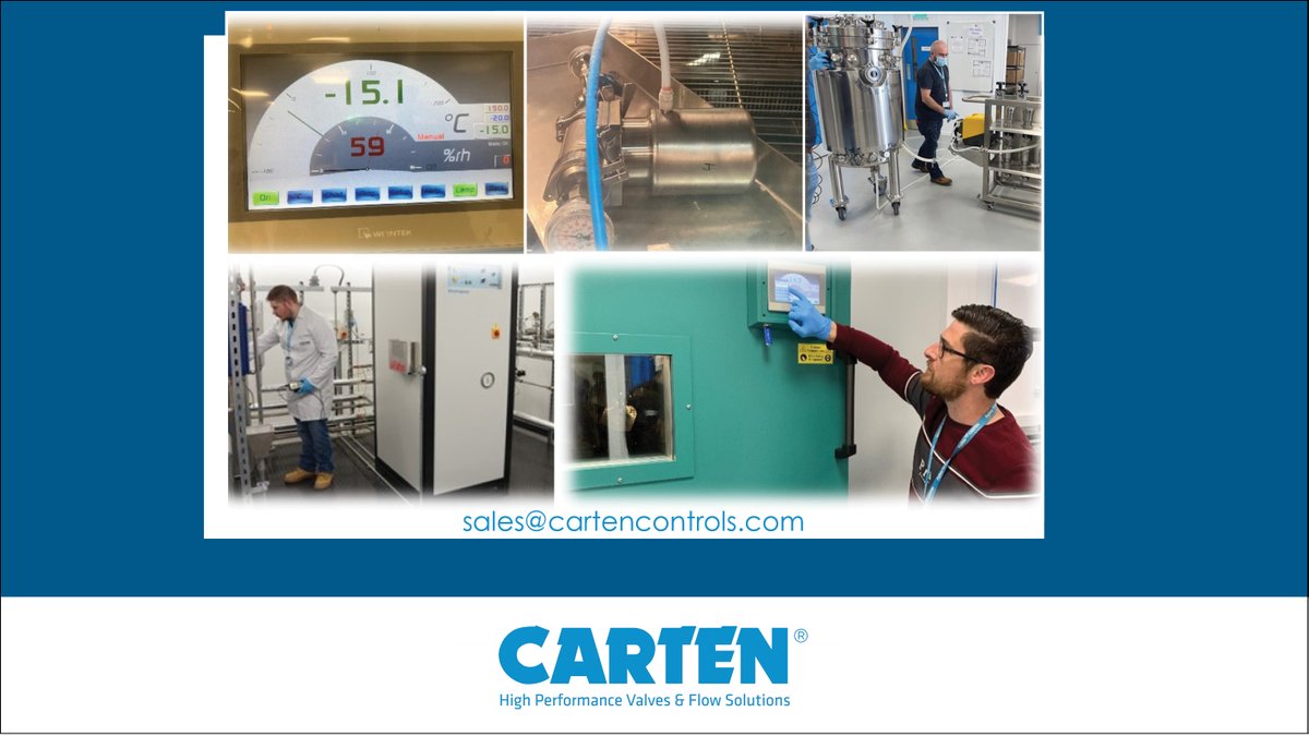 CartenControls's tweet photo. 𝗦𝗼𝗺𝗲𝘁𝗶𝗺𝗲𝘀 𝘆𝗼𝘂 𝗷𝘂𝘀𝘁 𝗻𝗲𝗲𝗱 𝘁𝗼 𝗰𝗼𝗼𝗹 𝗶𝘁 🧊😎

In modern bioprocessing, equipment is exposed to a variety of extremes. These extremes can have a detrimental effect on product contact components and sealing surfaces.

See full post 👉 https://t.co/85wdgEchw4 https://t.co/ChxXwHzj9Z