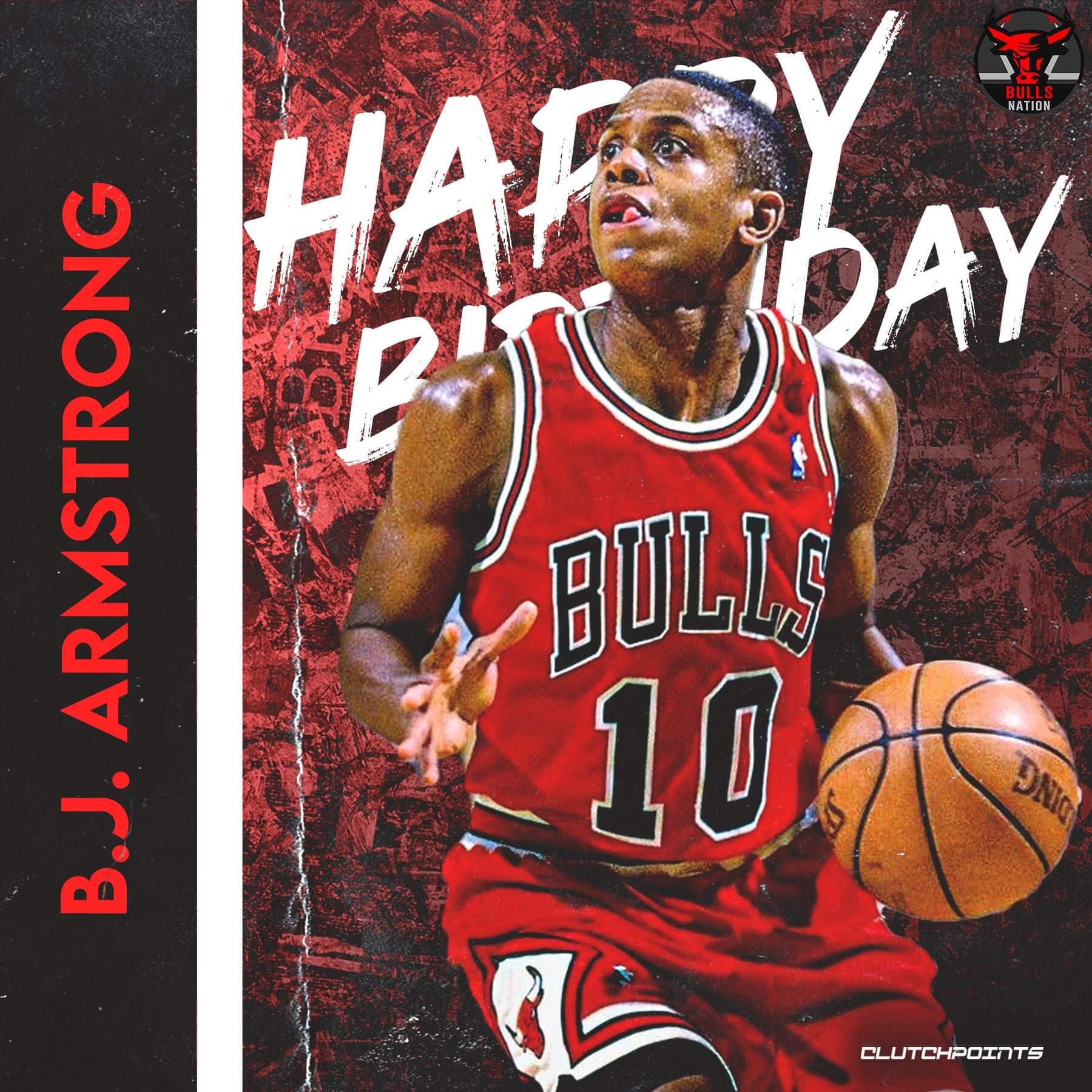 Join Bulls Nation in greeting former All-Star and 3x NBA Champ, B.J. Armstrong, with a happy 54th birthday!  