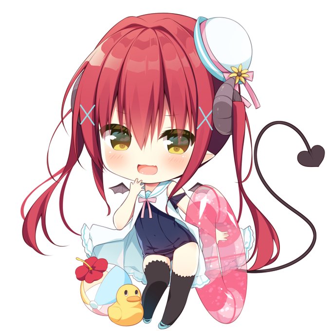 ここまでのデフォルメは久々に描いた気がする🏝️ 