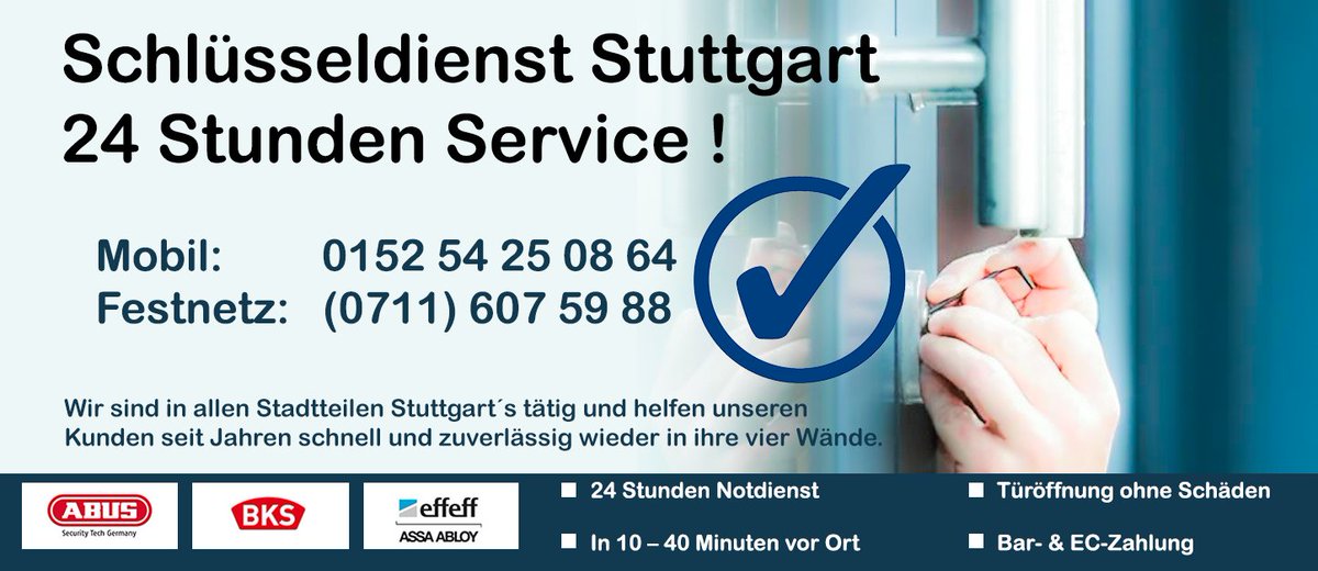 PIZ Sicherheitstechnik Stuttgart Schloss-Schlüsseldienst