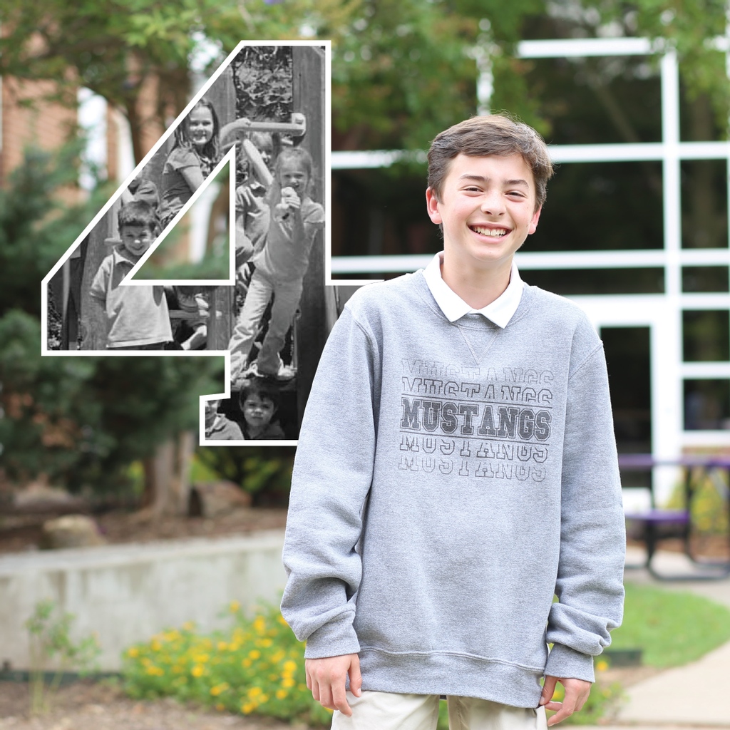 Sixth grade student Hoover Brogdon is all smiles because there are 4 days until Founder's Week! If you like Hoover's shirt, you can find it &amp; much more in our 2021 Spirit Wear shop. Grab some 50th anniversary Spirit Wear by Sept. 19: bit.ly/CACspiritwear21. #CAC50