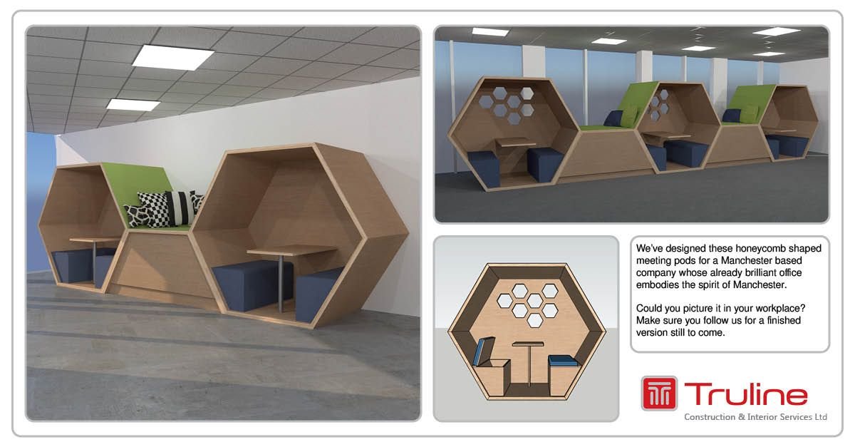 TrulineCIS's tweet photo. Our design team are developing concepts for bespoke meeting pod solutions for a client that will be manufactured by our joinery workshop. What do you think....?

#meetingpods #officedesign #officefurniture #bespokejoinery #bespokefurniture #officespacedesign https://t.co/AQGtCfQXy5