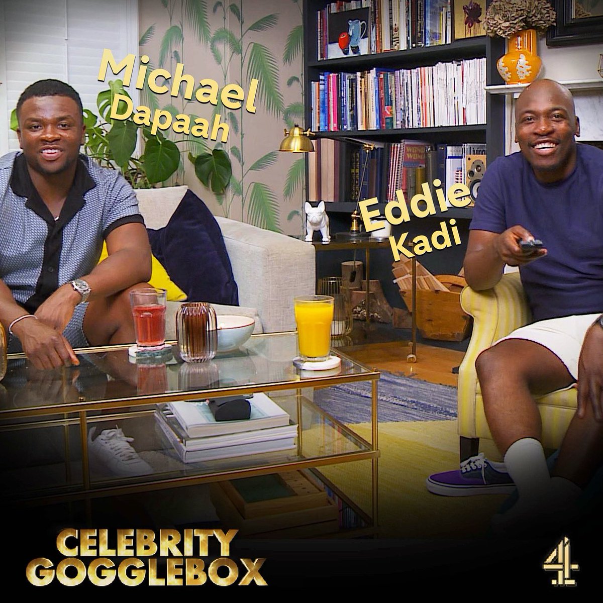 MichaelDapaah's tweet photo. Why am I smiling like I smelt a fart ๐
Linked up with my big bro @eddiekadi for this weeks episode of #CelebrityGogglebox. Out 9PM 2moro on @channel4 @C4Gogglebox #SecureThePackage #BlackToFront https://t.co/XuC0HWsFyH