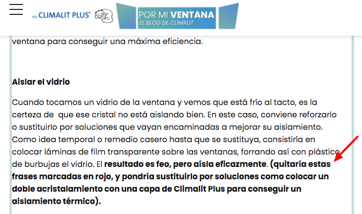 editora's tweet photo. Creo que @SaintGobainES necesitan a una editora web como yo que les revise su blog de #Climalit. Yo me ofrezco a cambio de que me patrocinen las ventanas de @CasaTiaJulia ;) https://t.co/UlhawC7GGH