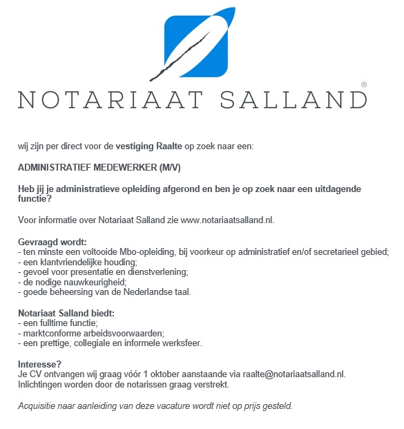 Notariaat Salland (@notarissalland) on Twitter photo 