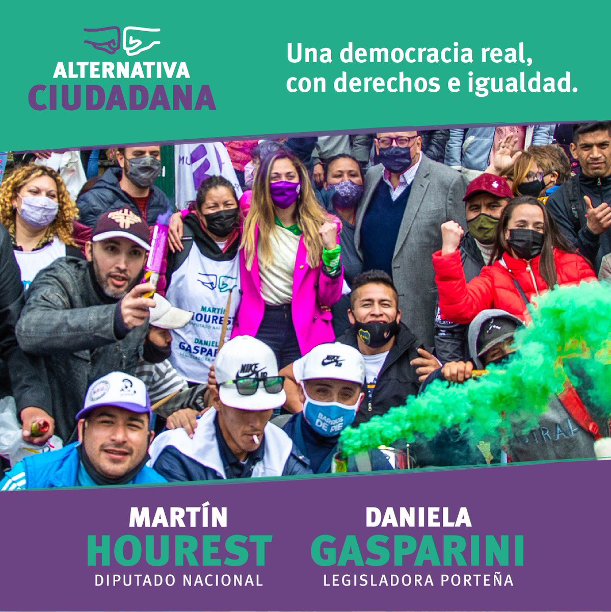MHourest's tweet photo. Una democracia real, con derechos e igualdad.
Este 12 de Septiembre, votá por una #AlternativaCiudadana, Igualitaria, Feminista y Ambiental.

#HourestDiputado
#GaspariniLegisladora https://t.co/vHl7bQiZqd