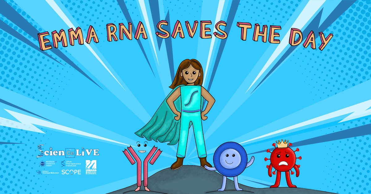 RNA Therapeutics Institute (@rti_umasschan) on Twitter photo Emma RNA Saves the Day from the sinister Spike Man! Educational coloring book created by <a href="/ScienceLIVEUMMS/">ScienceLIVE</a> to explain the science of the #mRNAVaccines for children. Download the coloring pages and/or request printed books for your classroom(s): umassmed.edu/rti/rnaworld/S…
Pls RT! Emma RNA Saves the Day from the sinister Spike Man! Educational coloring book created by <a href="/ScienceLIVEUMMS/">ScienceLIVE</a> to explain the science of the #mRNAVaccines for children. Download the coloring pages and/or request printed books for your classroom(s): umassmed.edu/rti/rnaworld/S…
Pls RT!