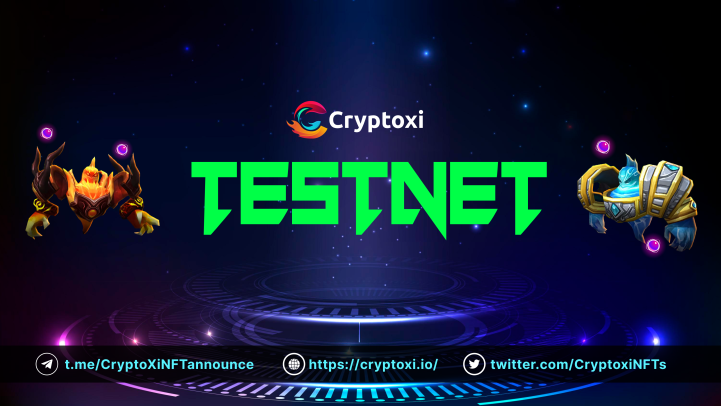 The Cryptoxi opened the testnet for everyone ✨

🗽We will collect and choose randomly the tester wallet for the Whitelist for IDO in next few days.

👉Join the testnet here: 
play.cryptoxi.io
Kovan Testnet
👉link faucet: linkfaucet.protofire.io/kovan
#Cryptoxi
#P2E
