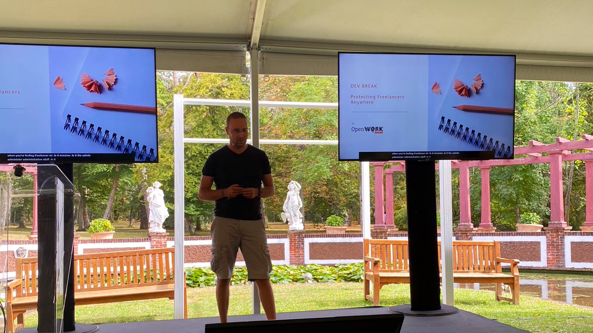 Open_Work_fr's tweet image. Un cadre exceptionnel pour @fabiensalicis qui intervient aujourd’hui lors de l’événement @DevBreak21 de @talent_io. 💬🧡🙂 #WorkingIsCool #FutureOfWork #Devbreak21