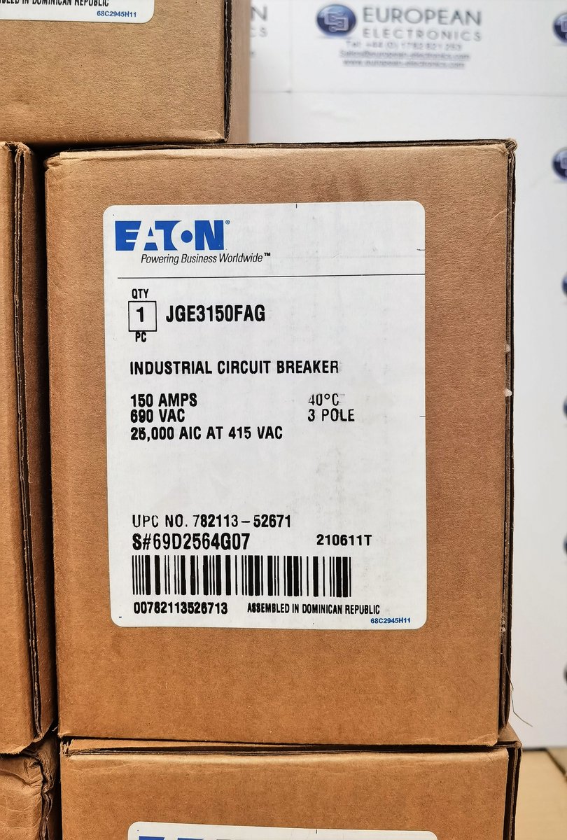 EuropeanElectro's tweet photo. More stock arriving daily.

Look at all of these circuit breakers, just for you!

contact sales@european-electronics.com

JGE3150FAG
#Eaton https://t.co/97LBRHgaRJ