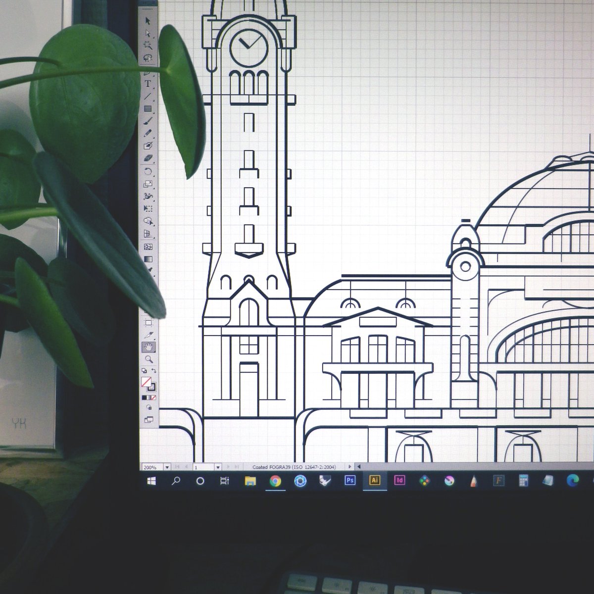 Détail d'une nouvelle map sur Limoges !
A découvrir ce week-end au Marché de créateurs OASIS #5

#illustration #Limoges  #marchedecreateurs #oasis #association748