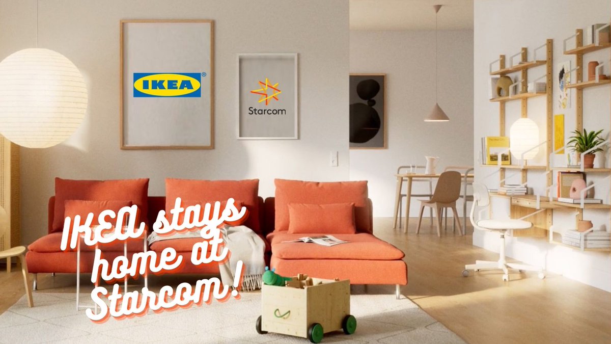 IKEA stays home at Starcom! We are thrilled for the renewed trust and the continued partnership.