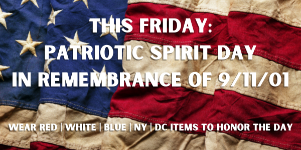 MarvinRidgeMSNC's tweet photo. In honor and remembrance of the lives lost on 9/11/01, wear red, white, blue or NY/DC items on Friday. #neverforget #oneMRMS
@aghoulihan @ucpsnc @mrmsptso https://t.co/yQpmpqSxfe