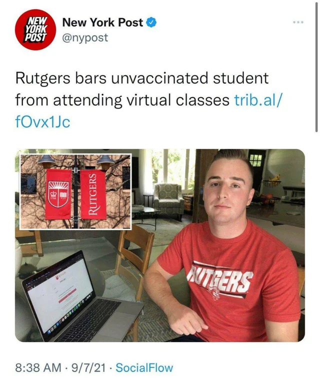 veroniquepoir12's tweet image. BREAKING: University Bars Online Student to Stop Spread of New WiFi Variant 😖 #Scamdemic #NoNewNormal