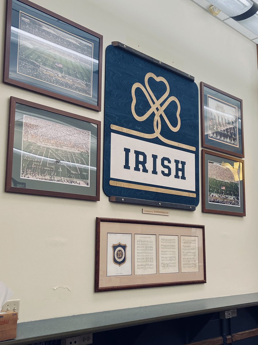 We see you <a href="/NotreDameBand/">ND Band</a>! It’s almost that time again to Shake Down The Thunder!! ⛈ 🏈