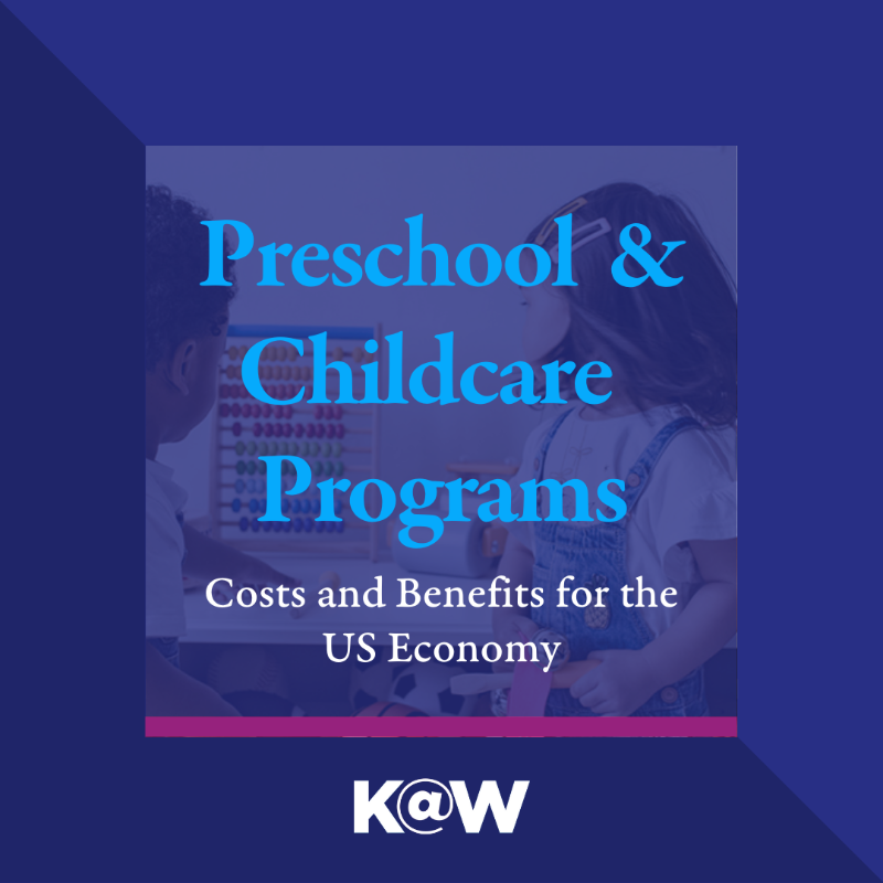 whartonknows's tweet photo. Researchers over the years have debated the benefits of #preschooleducation and #childcareprograms. A recent research by @BudgetModel takes forward those debates by identifying the specific macroeconomic costs and benefits of those programs for U.S. economy between now and 2051.
