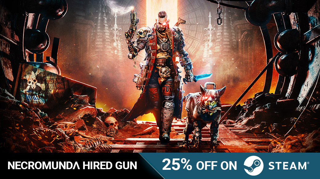 Necromunda: Hired Gun is 25% off on Steam!

Team up with your cyber-mastiff to hunt down your target in the Underhive and collect their bounty!

👉 store.steampowered.com/app/1222370/Ne…